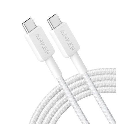 Anker 322 Type-C to Type-C Cable - Fast Charging & High-Speed Data Transfer, 60W Output, 6 Feet Length, Durable Design