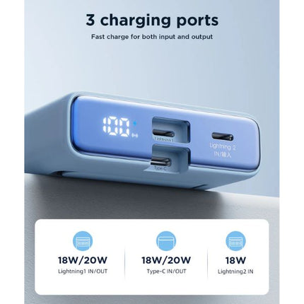 Joyroom JR-PBM01 20W Power Bank 10000mAh - Fast Charging, Magnetic Wireless Function, Digital Display