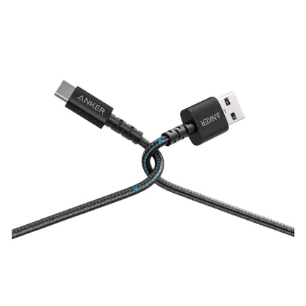 Anker PowerLine Select+ USB‑C to USB‑A 2.0 durable nylon fast charging cable