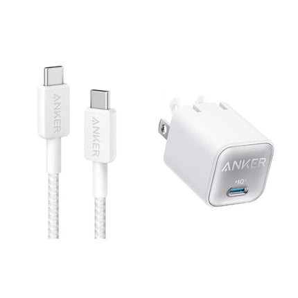 Anker Nano 30W Charger + USB-C Cable – Combo Deal